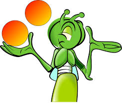 Cricket bug cartoon png image. Cricket Juggling Cartoon Insect Png Picpng