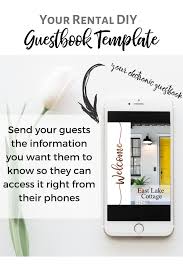 Airbnb Guestbook Fillable Template 4 Layouts Pages Word Document Powerpoint Template Layout Is Ready For Your Content And Pictures Guest Book Airbnb Host Diy Guest Book