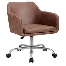 Linden Boulevard Vintage Desk Chair In Brown Nebraska Furniture Mart Vintage Desk Chair Office Chair Brown Office Chair