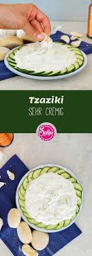 Tzaziki Sehr Cremig Tzaziki Tzatziki Rezept Rezept Tzaziki