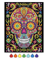 Check spelling or type a new query. Sugar Skulls Coloring Book By Thaneeya Mcardle Thaneeya Com