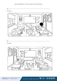 Resource French Information Gap Spot The Difference Classroom Colour B W Id Hh63sv88v Ncelp