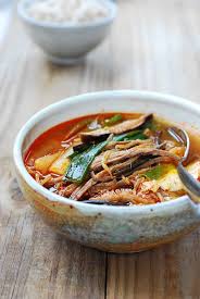 Image result for Noodles With Beef Korean Spicy Hot Pepper Paste