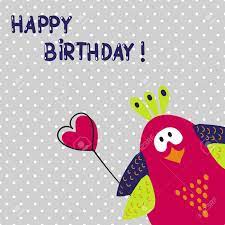 Carte anniversaire achille talon carte anniversaire boule & bill carte anniversaire cubitus carte carte anniversaire, carte de voeux, carte de félicitations. Conception De Cartes De Joyeux Anniversaire Oiseau De Dessin Anime Mignon Avec Coeur Illustration Vectorielle Peut Etre Utilise Pour La Carte D Anniversaire Invitation De Fete T Shirt Clip Art Libres De Droits