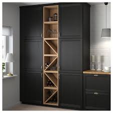 Vadholma Range Bouteilles Brun Frene Teinte Ikea Rangement Mural Cuisine Meuble Range Bouteille Range Bouteille Cuisine