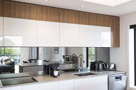 Solar Silver Kitchen Glass Splashback Reflective Kitchen Splash Back Natural Glass Kitchen Cabinets Modern Kitchen Splashbacks Modern Kitchen Splashback