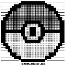 Pokeball Copy Paste Ascii Text Art Text Art Ascii Art Emoji Art