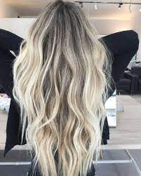 Curls Straight Ends Blonde Hair Color Hair Hair Beauty