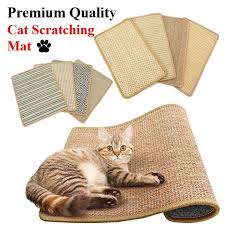 Resembling a city skyline another reason your cat may prefer your furniture to a scratching post or pad? Cat Scratcher Mat Natural Sisal Cat Scratching Mat Cat Scratching Pad For Cat Grinding Claws Shopee Singapore