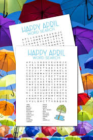 april word search made with happy