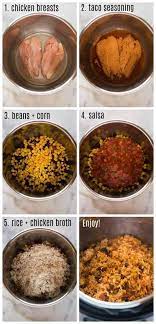 Instant Pot Huhn Taco Schusseln Easy Instant Pot Recipes Instant Pot Dinner Recipes Instant Pot Recipes Chicken