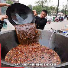 Biggest wok cooking in the world!