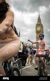 London, UK. 13th June, 2015. World Naked Bike Ride 2015 in London Credit:  Guy Corbishley/Alamy Live News Stock Photo - Alamy