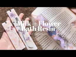 How I Make Resin Bookmarks Milk Bath Effect Glitter Youtube In 2021 Milk Bath Resin Tutorial Resin