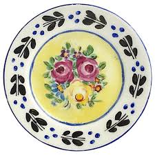 Gibson dish floral pattern yellow flowers. Rare Heinrich And Co Selb Floral Gold Encrusted Service Cabinet Plates Set Of 11 For Sale At 1stdibs