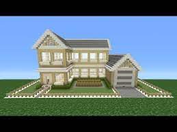 Minecraft Tutorial How To Make A Suburban House 4 Minecraft House Tutorials Easy Minecraft Houses Minecraft Suburban House
