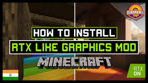 Hindi How To Download And Install Rtx Like Graphics Mod In Minecraft Youtube