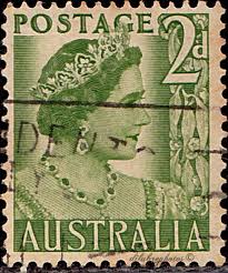 Australia Elizabeth Scott 231 A63 Issued 1951 Mar 28 Engr Unwmk 11 2p Ldb Australia Stamp Postage Stamps