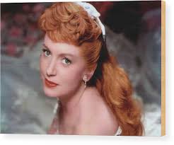 DEBORAH KERR in THE KING AND I -1956-, directed by WALTER LANG. Wood Print  by Album