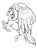 Printable coloring and activity pages are one way to keep the kids happy (or at least occupie. Pegasus Coloring Pages