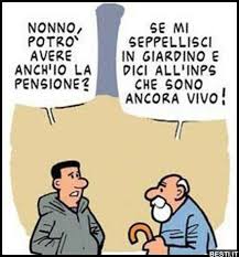 Un cappuccino muore e va in paradiso. Vignette Divertenti Sulla Pensione
