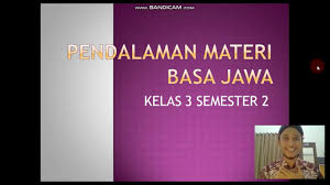 Maybe you would like to learn more about one of these? 23 Materi Bahasa Jawa Kelas 3 Sd Semester 2 Background Pedia Edu