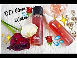 Add frankincense essential oil for normal skin, geranium essential oil or tea tree essential oil for oily skin, and myrrh essential oil for dry skin. Diy Rose Water Makeup Setting Spray Youtube