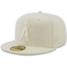 New Era Los Angeles Angels Cream 59fifty Fitted Hat