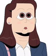 Shocked Carol Kohl Sticker