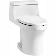 Kohler Santa Rosa Comfort Height 1 Piece 1 28 Gpf Single Flush Compact Elongated Toilet With Aquapiston Flush In White 3810 0 Kohler Toilet Toilet Flush Toilet