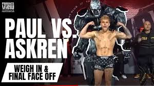 Paul is set to face star nba point guard nate robinson on saturday night's mike tyson vs. Jake Paul Imitates Conor Mcgregor In Firey Weigh In Face Off Jake Paul Vs Ben Askren Youtube