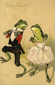 Cake Walk Paul Fink Berlin Before 1905 Frog Illustration Frog Pictures Vintage Illustration