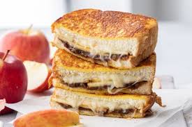 Apple Butter Grilled Cheese Love And Olive Oil Recipe In 2020 Grilled Cheese Apple Butter Homemade Apple Butter