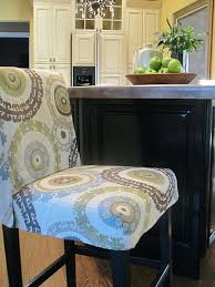 Simple Details Barstool Slipcover Reveal Bar Stool Slipcovers Bar Stool Covers Reupholster Bar Stools
