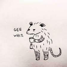 Opossum Possum Cute Coffee Tea Mug 11oz Premium Marsupial Etsy Easy Drawings Cute Drawings Art