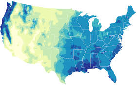 On average, not so many. Houston May Get 50 Inches Of Rain How Long Does It Take Your City To Get That Much The New York Times