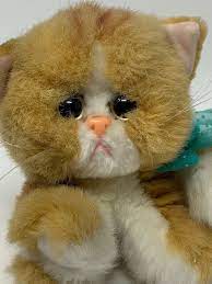 Tyco Plush Kitty Kitty Kittens Punkin 1992 Tabby Cat Stuffed Toy Purring Sound Tyco Tabby Cat Cat Plush Purring Cat