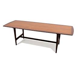 This asian coffee table is a simple design with a beautiful walnut finish. Scandinavian Design Ilse Mobel Teak Coffee Table 1950s 55431