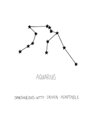 Aquarius Art Aquarius Star Sign Aquarius Zodiac Art Aquarius Female Print Star Signs Aquarius Aquarius Art Aquarius Zodiac Art