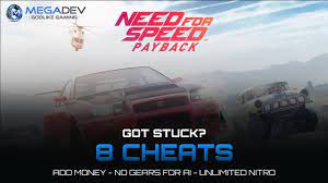 Some enthusiasts say that a car has to be over ten years old to be a classic. Need For Speed Payback Trainer Cheats Plitch