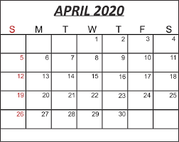 Pin On 2020 Monthly Calendar