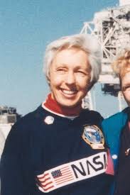Find out more about this inspiring pilot and space pioneer in this website and her memoir, higher, faster, longer. Wally Funk Wikiwand