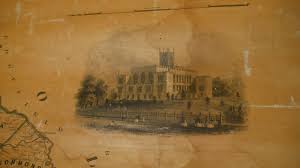 Antique 1847 Map of Georgia by William G Bonner Engineer | #2020641464