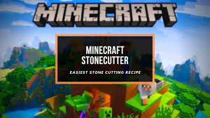 Follow below recipe to craf. Minecraft Stonecutter Minecraft Recipe For Dummies 2021