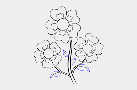 Learn how to draw a rose step by step with this super easy drawing tutorial for kids and beginners. How To Draw Cartoon Flowers Easy Drawing Of Flowers Cliparts Cartoons Jing Fm