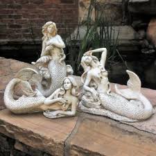 Fortunately enough, if you're from wall art to bookends, there are tons of great mermaid decor pieces that will have both you and. 3 Piece Mermaid Statue Set Garden Sculpture Figurines Detailed Nautical Decor 666203970054 Ebay