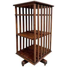 Bookcase with casters, bookcase on wheels, rustic bookcase, wooden book shelf, rustic book shelf, industrial furniture, farmhouse table. Antique English Tiger Oak Revolving Rolling Bookcase Bookshelf Arts And Crafts Era For Sale At 1stdibs
