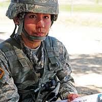 Pvt. Emily Hale, a water purification specialist from