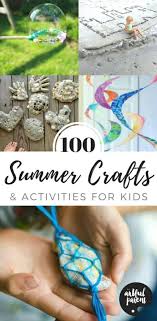 A simple watercolor activity for kids. 100 Summer Crafts Activities For Kids For A Fun Creative Summer