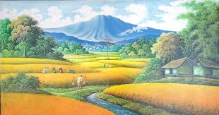 25 Lukisan Pemandangan Kampung Sawah Padi Jual Produk Lukisan Panen Padi Murah Dan Terlengkap Bukalapak Download 8 Resort Tepi Sawah Pad In 2020 Golf Courses Field
